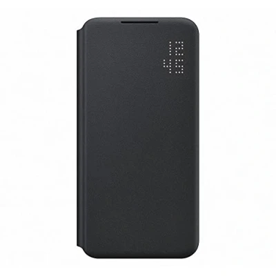 Abbildung von Samsung LED View Smartphone Cover EF NS906 für Galaxy S22+, Handy Hülle, Anzeige, Kartenhalterung, Schwarz