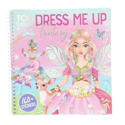 Abbildung von Depesche 13439 TOPModel Dress Me Up Fantasy Stickerbuch mit 24 vorbedruckten Seiten zum Selbstgestalten, inkl. 11 Stickerbogen