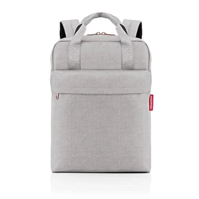 Abbildung von reisenthel allday backpack M vielseitiger Rucksack für Alltag, Reisen, Einkaufen oder Arbeit wasserabweisend, Handgepäck zugelassen, Couleur:sky rose