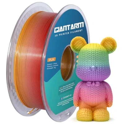 Abbildung von PLA Filament 1.75mm, GIANTARM 3D Drucker Color Gradient 1kg Spool