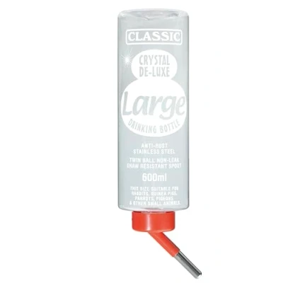 Abbildung von Kerbl Kaninchen Tränke Trinkflasche Classic de Luxe für Hamster 600 ml Nagertränke
