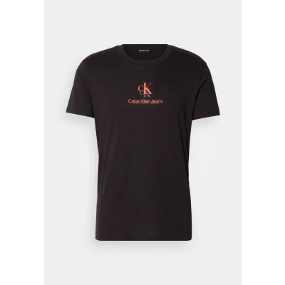 Abbildung von Calvin Klein Jeans Shadow LOGO TEE Tshirt print, Herren, Größe: XS, Black