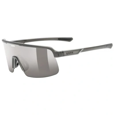 Abbildung von Uvex dyrt Sportbrille für Damen und Herren starker Schutz vor Sonnenstrahlung mirror rauch grau matt/rauch one size