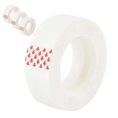 Abbildung von D.RECT INVISIBLE Klebeband SET 8 Stück 19mm x 33m Transparent Paketband Vielseitig Kreppband Paket tape