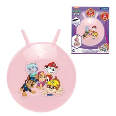 Abbildung von Lexibook BG040PAG Paw Patrol, Aufblasbarer Hopper Ball, inkl. Handpumpe, sicherer und haltbarer Kunststoff, Rosa