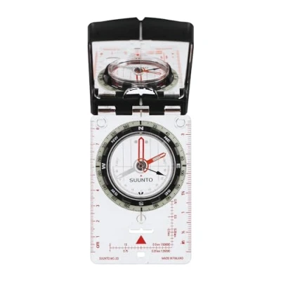 Abbildung von SUUNTO Unisex Mc 2 G Mirror Compass Kompass, Weiü, Einheitsgröße EU, Weiß