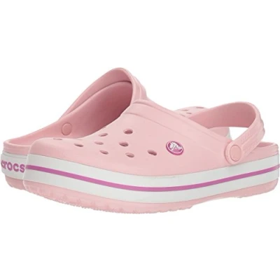 Abbildung von Crocs Unisex Adult Crocband Clog, Pearl Pink/Wild Orchid,36/37 EU