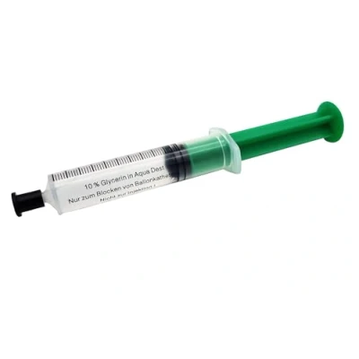 Abbildung von Blockerspritze 5 Stück 10ml Wasser/Glycerin Gemisch für Ballonkatheter, Katheter, Harnblasenkatheter Spritze Spritzen einzeln steril verpackt