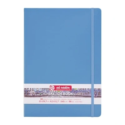 Abbildung von Talens Art Creation Skizzenbuch, 80 Blatt, 21 cm x 29,7 cm, Seeblau