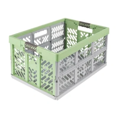 Abbildung von keeeper Stabile Profi Klappbox mit Soft Touch Griffen, 54 x 37 28 cm, Ben Eco Line, Grün (Eco Grass Green)