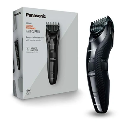Abbildung von Panasonic ER GC53K503 Haarschneider für Männer, tragbarer, kabelloser, wasserdichter Trimmer, 19 Längeneinstellungen, 1 Aufsatz, kabelloser &amp; kabelgebundener Betrieb, Schwarz