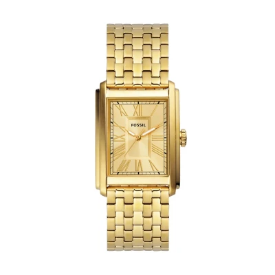 Abbildung von Fossil Analog Quarz Uhr goldcoloured, Herren, Größe: One Size, Gold coloured