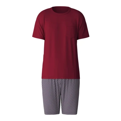 Abbildung von Calida Imprint Pyjama, Herren, Größe: Small, Mars red