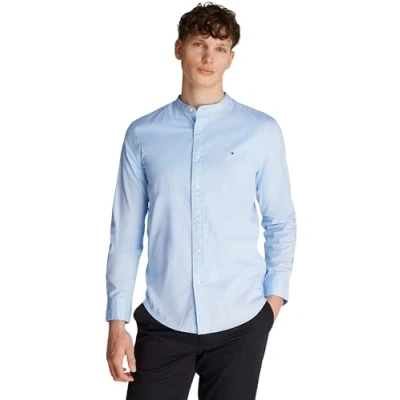 Abbildung von Tommy Hilfiger FLEX Solid Shirt Hemd, Herren, Größe: XL, Sweet blue
