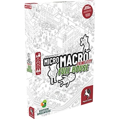 Abbildung von Pegasus Spiele 59061G MicroMacro Crime City 2 Full House, mehrfarbig, bunt [deutsche Version]