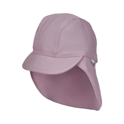 Abbildung von Sterntaler Schirmmütze Nacken Uni Baby und Kinder Mütze mit Nackenschutz UV Schutz 50+ Bademütze Kopfbedeckung Schwimmbad Strand Mädchen Bademode blasslila, Größe 51