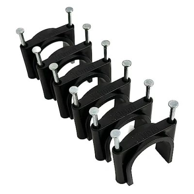 Abbildung von Kabelschellen Nagelschellen für Kabel 40mm, Schwarz 50 Stück