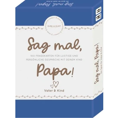 Abbildung von Elma van Vliet Sag mal, Papa!: Ein Spiel für Vater und Kind Das Fragespiel tolle &amp; besondere Momente mit deinem