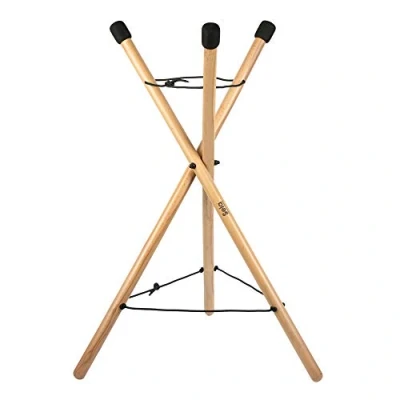 Abbildung von Sela SE 198 Handpan Ständer, Percussion Stand, klappbar, Buchenholz, Höhe verstellbar
