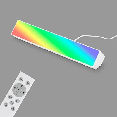 Abbildung von BRILONER RGB Strahler Smart Home, funktioniert mit Alexa, Fernbedienung, LED Lightbar, zimmer deko, gaming zubehör, wandleuchte, wandlampe, 25,5x5,1x4,5 cm, Weiß