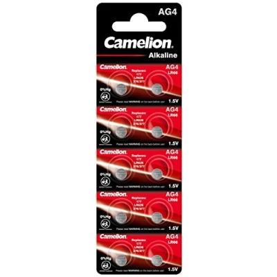 Abbildung von Camelion Knopfzelle AG 4 Alkaline 1,5 V Quecksilberfrei entspricht 377/LR626
