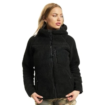 Abbildung von Brandit Fleecejacke, Damen, Größe: Small, Black