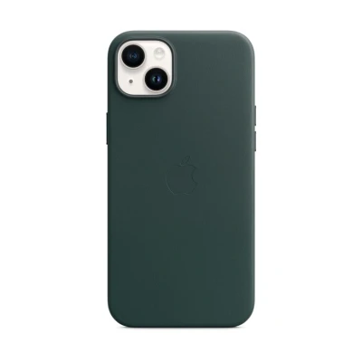 Abbildung von Apple Magsafe Leder Back Cover Grün iPhone 14 Plus