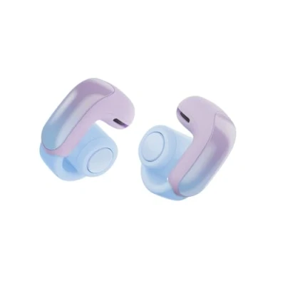 Abbildung von Bose Ultra Open Ear Earbuds mit OpenAudio Technologie, kabellose Earbuds, bis zu 48 Stunden Akkulaufzeit, Hellflieder Limited Edition