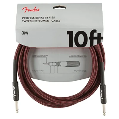 Abbildung von Fender Kabel Professional Series, 3m red tweed