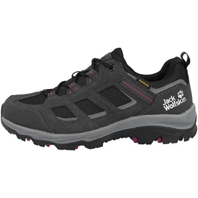 Abbildung von Jack Wolfskin VOJO 3 Texapore LOW W Hikingschuh, Damen, Größe: 40.5, Dark steel/purple Schuhe