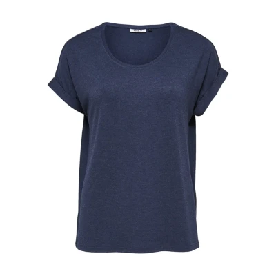 Abbildung von ONLY Moster SS Oneck NOOS JRS Tshirt basic, Damen, Größe: XS, Drak blue