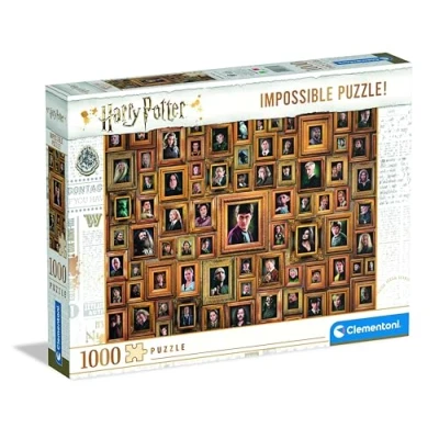 Abbildung von Clementoni 61881 Impossible Puzzle Harry Potter 1000 Teile ab 9 Jahren, Erwachsenenpuzzle mit Wimmelbild, herausforderndes Geschicklichkeitsspiel für die ganze Familie
