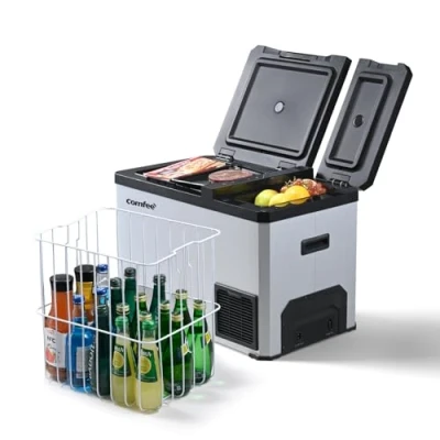 Abbildung von Comfee RCP43DS3(E) 43L Kompressor Kühlbox, elektronische Steuerung, LED Licht, ECO Modus, geräuscharm, geeignet für Zuhause und Outdoor, 12/24V DC 100 240V AC Stromversorgung