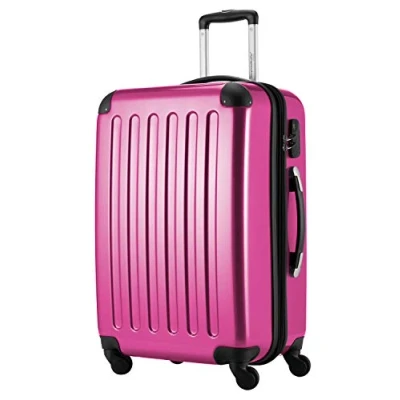 Abbildung von HAUPTSTADTKOFFER Alex Mittelgroßer Hartschalenkoffer, 4 Rollen, Koffer, Trolley, Rollkoffer, Reisekoffer, Volumenerweiterung, 65 cm, 74 Liter, Magenta
