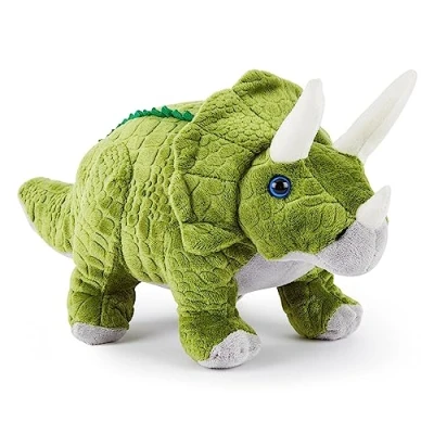 Abbildung von Zappi Co Plüsch Kinder Kuscheltier Weiches Kuschel Plüschtier Teil der Safari Tiere Kollektion, Perfekt für Kinder(30cm)(Triceratops)