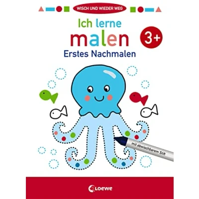 Abbildung von Wisch und wieder weg Ich lerne malen 3+: Erstes Nachmalen Malbuch für Kinder ab 3 Jahre