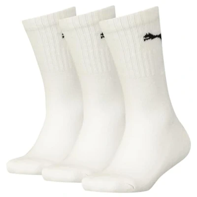 Abbildung von Puma Unisex Kinder Junior Sport (3er Pack) Socks, White, Gr. 31/34
