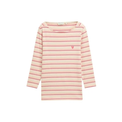 Abbildung von TOM Tailor MIT Streifenmuster Langarmshirt, Damen, Größe: XS, Multicolor regular stripe