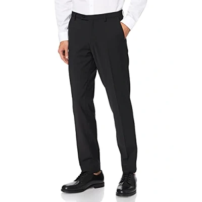 Abbildung von Club of Gents Herren Cedric Anzughose, Schwarz (Schwarz 90), 88