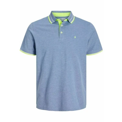 Abbildung von Jack &amp; Jones Epaulos SS NOOS Poloshirt, Herren, Größe: XXL, Bright cobalt