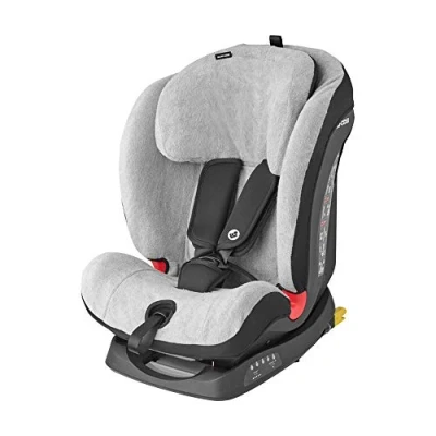 Abbildung von Maxi Cosi Sommerbezug, Passend für Titan / Plus Kindersitz, Schonbezug Autositz, Bezug die warmen Sommertage, Fresh Grey, grau
