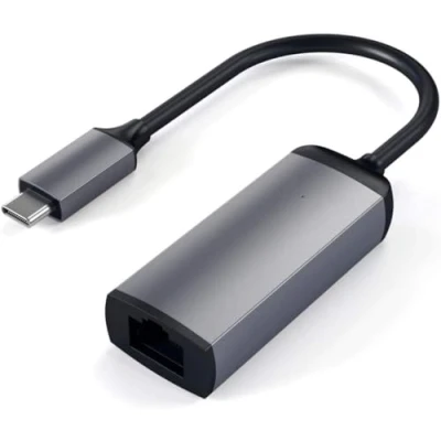 Abbildung von SATECHI Aluminium Type C Gigabit Ethernet Adapter Für M2/ M1 MacBook Pro/Air, iPad M2 Mac Mini, iMac (Space Grau)