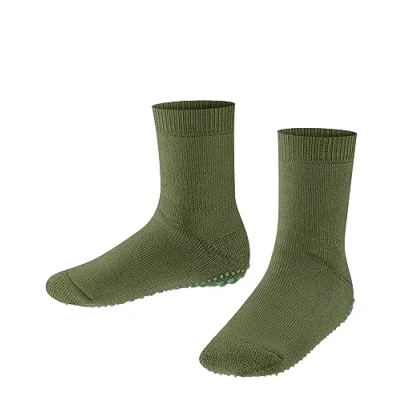 Abbildung von FALKE Unisex Kinder Stoppersocken Catspads K Hp Baumwolle Wolle rutschhemmende Noppen 1 Paar, Grün Sern Green 7681, 27/30 EU