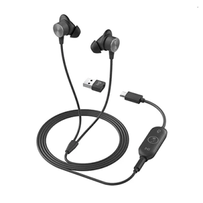 Abbildung von Logitech Zone Wired Graphite LOGI Earbuds Teams EMEA One Size