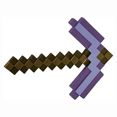 Abbildung von Minecraft Offizielles Zubehör „Verzauberte Spitzhacke“ von DISGUISE, Schwert für Kinder zum Verkleiden, hochwertiges Halloween Accessoire, perfekt Karneval und als Geschenk