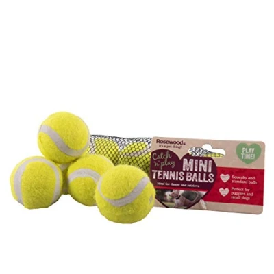 Abbildung von Rosewood Mini Tennisbälle für Hunde, 5 Stück