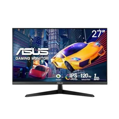 Abbildung von ASUS Eye Care VY279HGR 27 Zoll Full HD Monitor 120 Hz, 1ms MPRT, AdaptiveSync, GameFast Input IPS Panel, Vesa 100x100, 16:9, 1920x1080, HDMI, D Sub