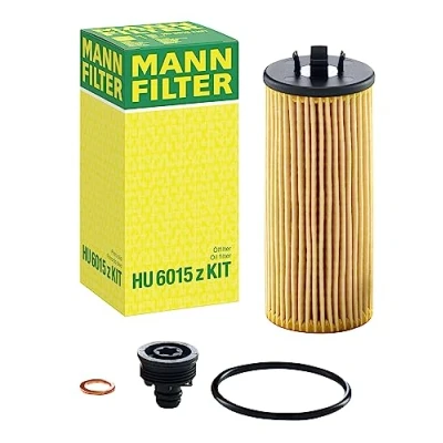 Abbildung von MANN FILTER HU 6015 z KIT Ölfilter Satz mit Dichtung / Dichtungssatz Für PKW