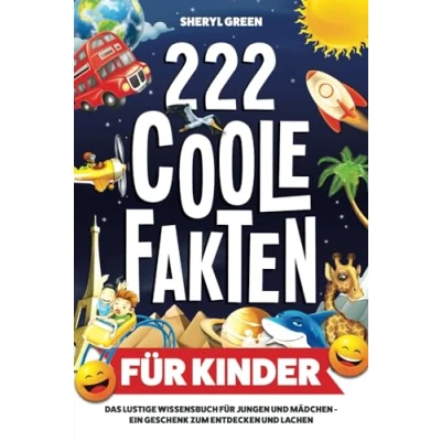 Abbildung von 222 coole Fakten für Kinder: Das lustige Wissensbuch Jungen und Mädchen ein Geschenk zum Entdecken Lachen