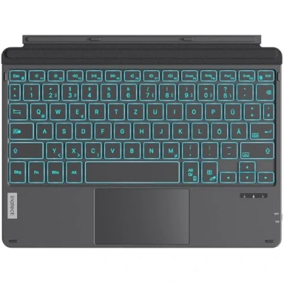 Abbildung von Inateck Surface Go Tastatur,für 4 (2023), 3/2/1 Gen,Bluetooth 5.3, 7 Farbige Hintergrundbeleuchtung,Surface Tastatur mit Touchpad, KB02028